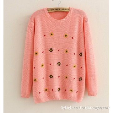 100% Woolen Material Fashion Girl Sweater